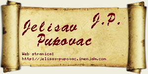 Jelisav Pupovac vizit kartica